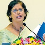 Dr. Padma Gunaratne explaining the National Guidelines. Pix by Indika Handuwala