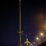 On a dark deserted highway ...                      Pix by Eshan Fernando
