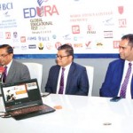 Pradeep Peiris, the President of the OBA Maris Stella College, addressing the media