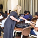 Dr. Tricia Wevill from Deakin, conducting a lecture for RIC students