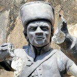 Galle fort Wounded soldier