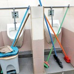 Public Library toilets: Hold the urge. Pix by M A Pushpa Kumara