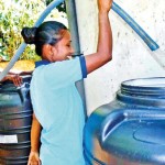 Villagers forced to collect water for drinking and bathing purposes