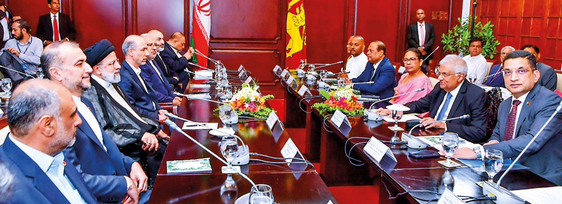 Iranian President’s visit to Sri Lanka