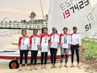 66 sailors at the iconic Galle Face Sea at Navy Cup 2024