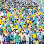 The SJB rally in Chatham Street, Colombo Fort