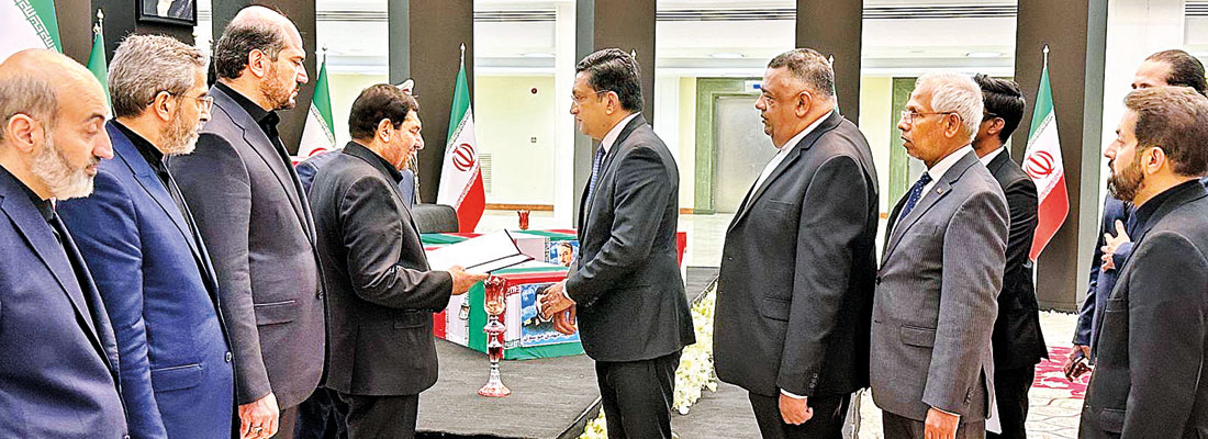 Foreign Minister attends funeral of Iranian President