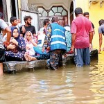 The recent floods in Kolonnawa saw many people affected. Pix by Eshan Fernando