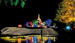 Thanthirimale Viharaya shines in Poson glow
