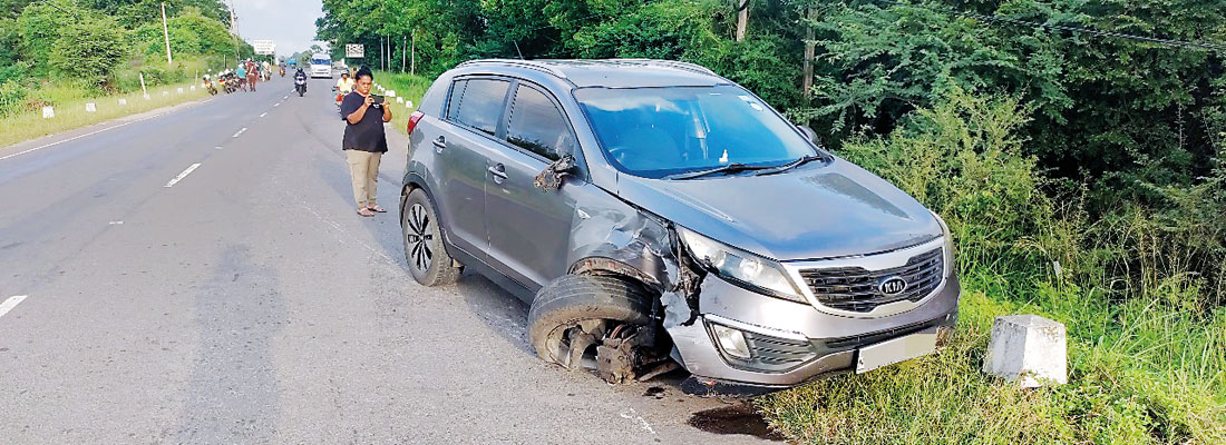 Range Bandara’s son arrested over road accident