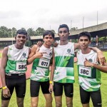Bens Under-16 relay team --  Senuja, Liyon, Ishan, Sujeshwer