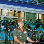 Chief guest Major General Sylvester Perera