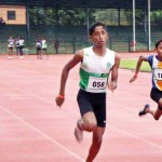 Under14 200m and 400m gold medalist Sinura Salgado of St. Benedict’s