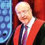 Prof. Simon Maxwell delivering the keynote address