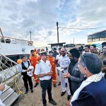 the much-anticipated passenger ferry service "Sivagangai" resumed  operations on August 16