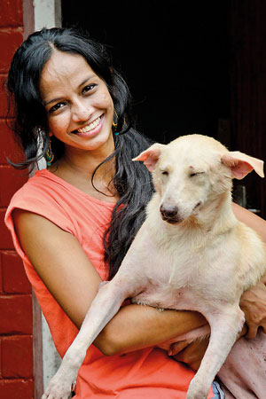 Sahana-Ravishanker-founder-of-charitty-Purrs-and-Woofs-SL