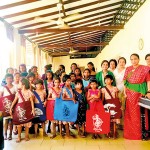 SLFUW members at the Maithree Children's Development Centre in Borella