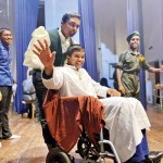 St. Anthony’s College drama team rehearsing King Lear