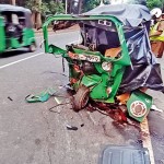 Wrecked vehicles that resulted in deaths and injuries to many
