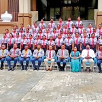 The group with Deputy Chief Commissioner Srilath de Silva