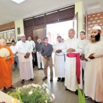 In Galle: The service at  the Queen of the Holy Rosary Cathedraldrew religious leaders from multiple faiths.  Pic by D.G. Sugathapala
