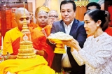 Vesak: Veneration of Buddha relics Vesak: Veneration of Buddha relics