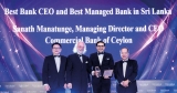 ComBank and its CEO clinch top honours as ‘Sri Lanka’s Best’ from The Asian Banker ComBank and its CEO clinch top honours as ‘Sri Lanka’s Best’ from The Asian Banker