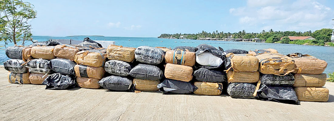 Navy seizure of 2,123kg Kendu leaves brings  total this year to 19K