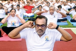 Hear no evil: World marks Yoga Day