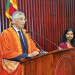 Prof. Uday Maitra addressing the gathering at the inauguration ceremony