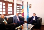 SLMC leader, sec meet UN rep Marc-André Franche SLMC leader, sec meet UN rep Marc-André Franche