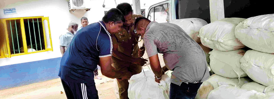 Mega hauls of smuggled Indian contraband netted in Kalpitiya