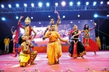 Lankan dancers at Gangotsav Festival in Patna Lankan dancers at Gangotsav Festival in Patna