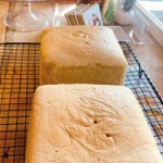 Freshly baked butter cake