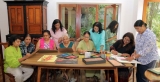Brushing aside age they  bond over love of art