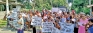 Villagers in Weligama protest against sewage treatment plant