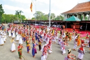 Vibrant colours at independence celebrations