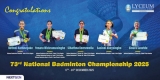 Lyceum International School, Nugegoda Shines at 73rd National Badminton Championship 2025