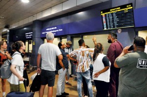 Chaos at BIA as war erupts in West Asia