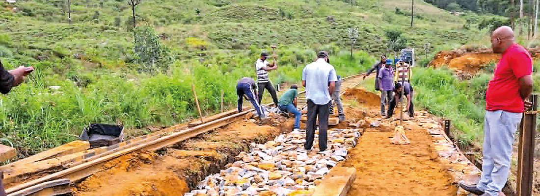 Upcountry railway line on a slow lifeline to recovery