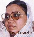 Mrs. Fowzie