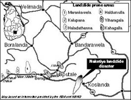 Naketiya landslide disaster