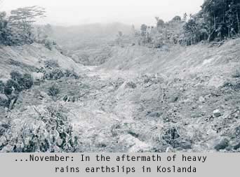 earthslips in Koslanda
