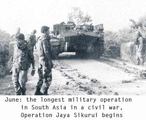 The operation 'Jaya Sikurui'.