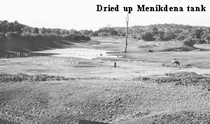 Dried up Menikdene tank