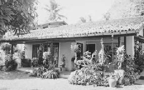 The house immediately beside the proposed persidential palace project.