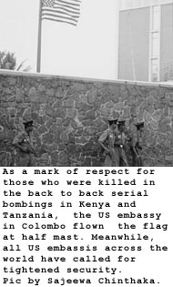 Us embassy flown the flag at half mast
