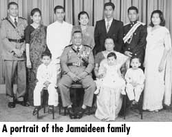 A portrait of the Jamaldeen family: