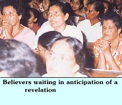 Believers waiting in anticipation of a revelation