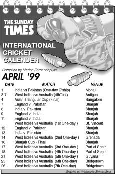 Cricket calender